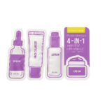 MÔND’SUB Peptide Skin Care 4 em 1 – Kit Facial Antirrugas com Peptídeos | Sachês 2 ml cada