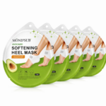 MÔND’SUB Máscara Hidratante para Calcanhar com Abacate | 12 g (1 Par) - Pack com 5 unidades